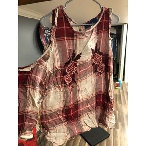Flannel blouse